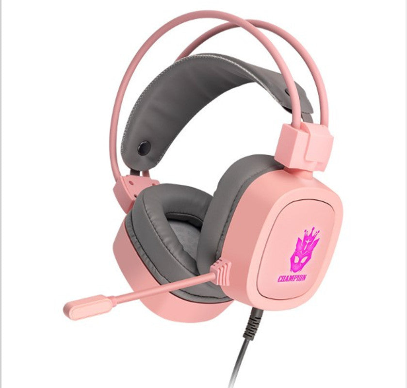 Gaming Wired Headset with Mic - Black/Pink Variants