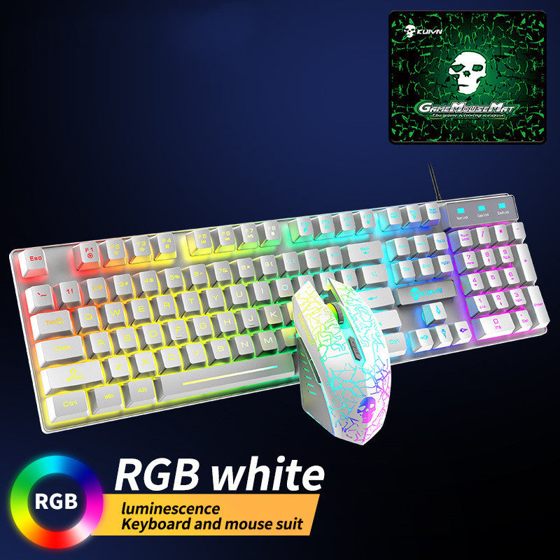 Kuiying T6 RGB Luminous Gaming Keyboard & Mouse Combo
