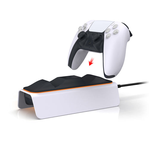 Dual PS5 Wireless Controller Charger Stand - ABS Black/White