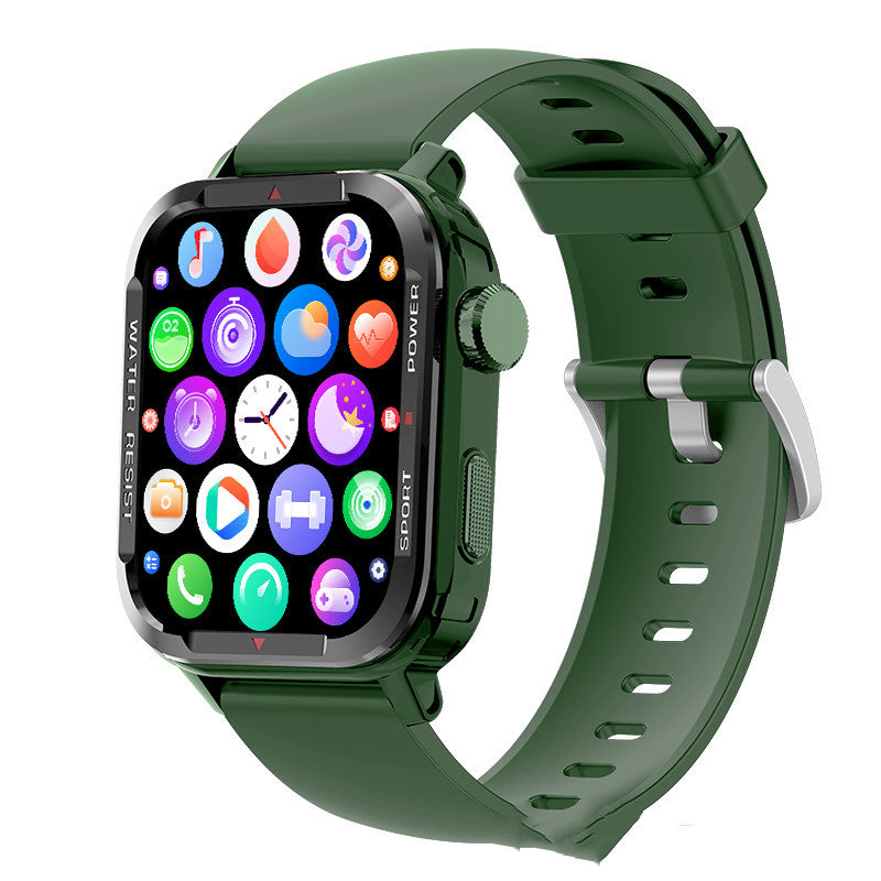HealthTrack BT5.0 Sports Smartwatch with BP/SpO2 Monitor