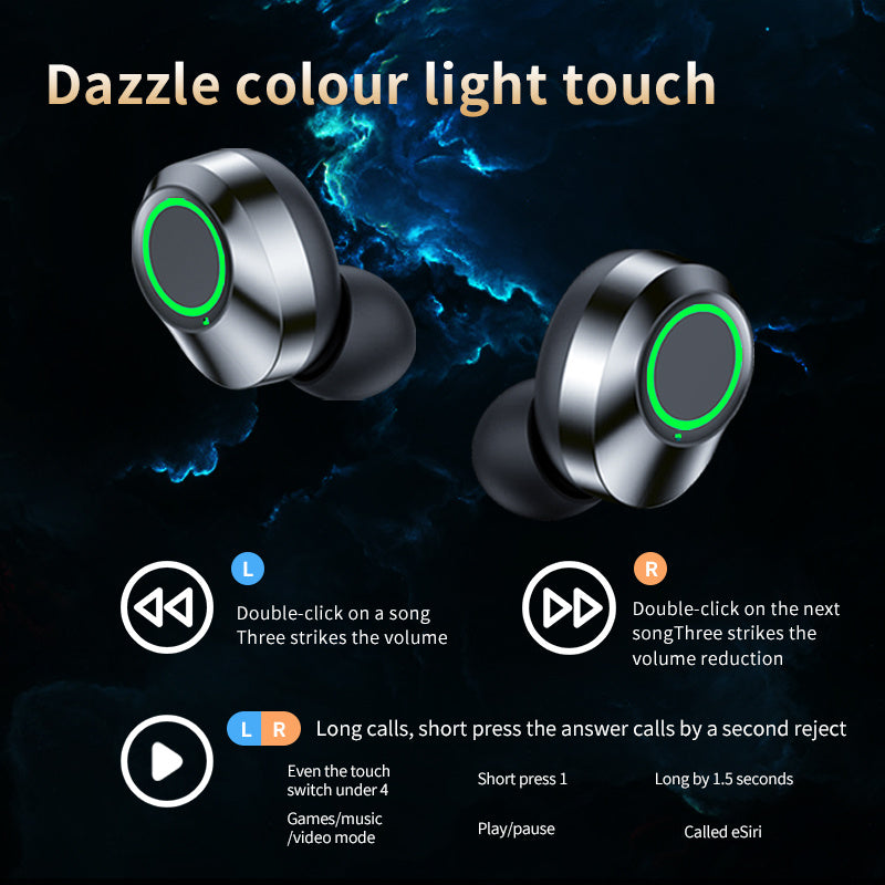 YD03 TWS Wireless Earbuds with LED Digital Display