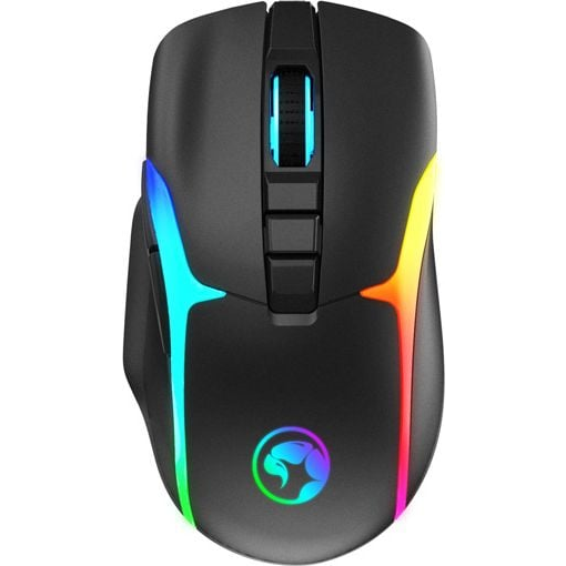 Marvo M729W Gaming RGB Wireless Mouse Black (M729W)-0