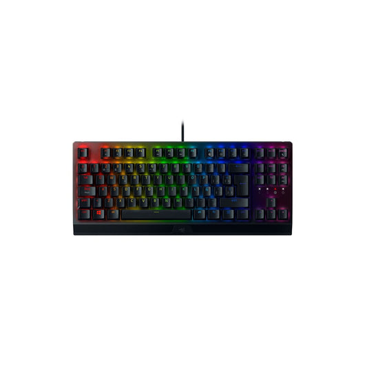 Razer BlackWidow V3 TKL Spanish QWERTY RGB Gaming Keyboard - Black