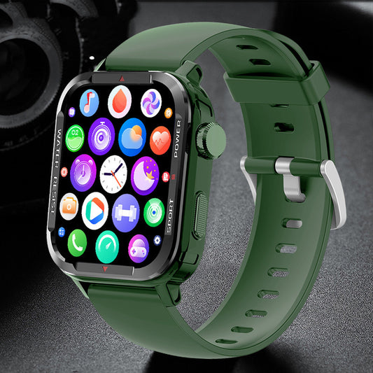 HealthTrack BT5.0 Sports Smartwatch with BP/SpO2 Monitor
