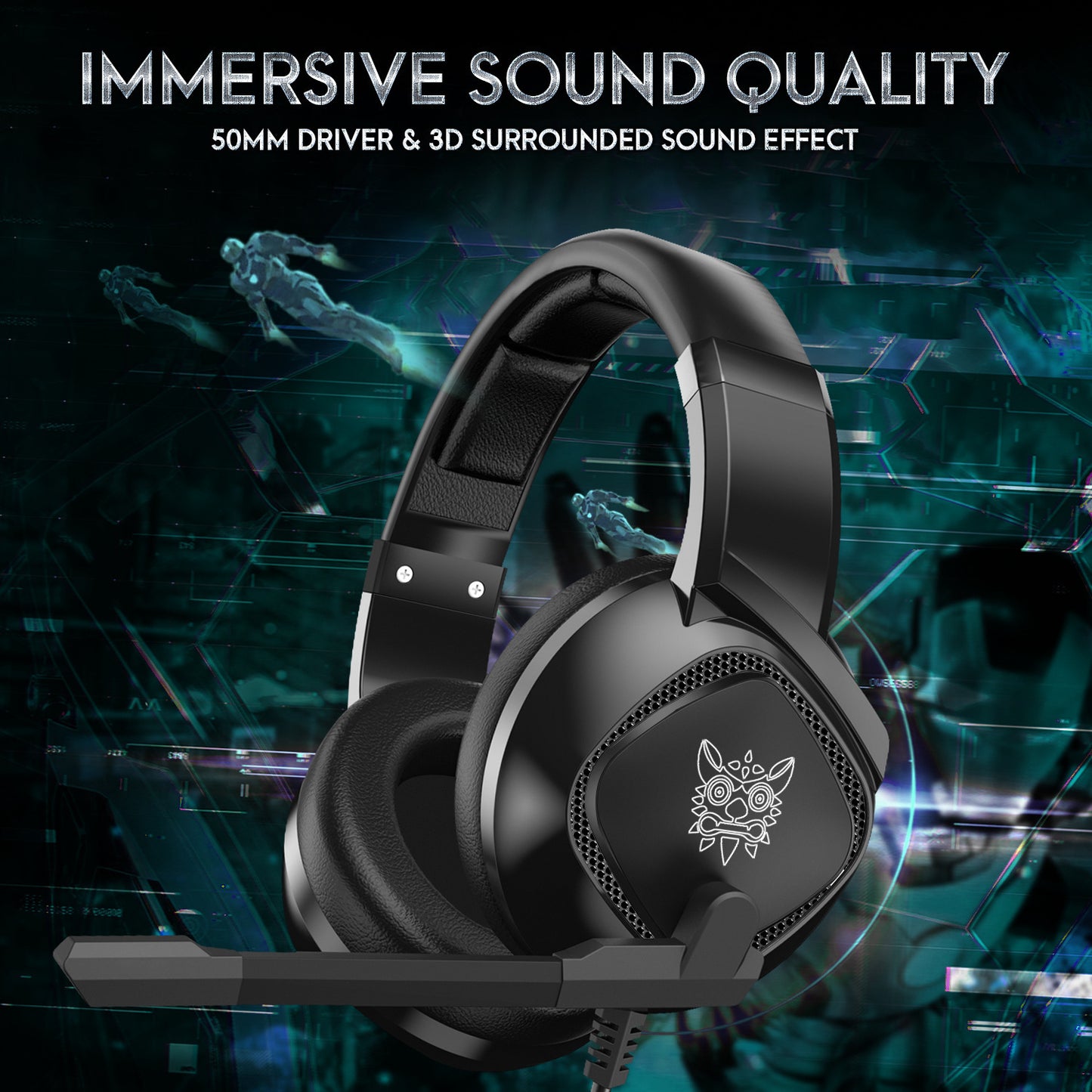 RGB Pro Gaming Headset - Xbox One/PS4 with Noise-Cancelling Mic